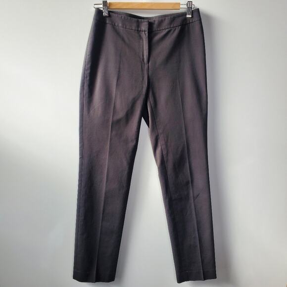Lafayette Black taper leg structured career pants Size 0 - Picture 2 of 8